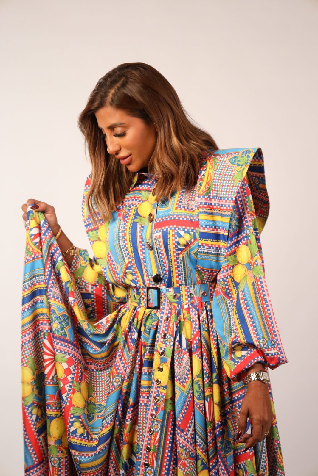 Amalfi Mosaic Maxi Dress - Image 3