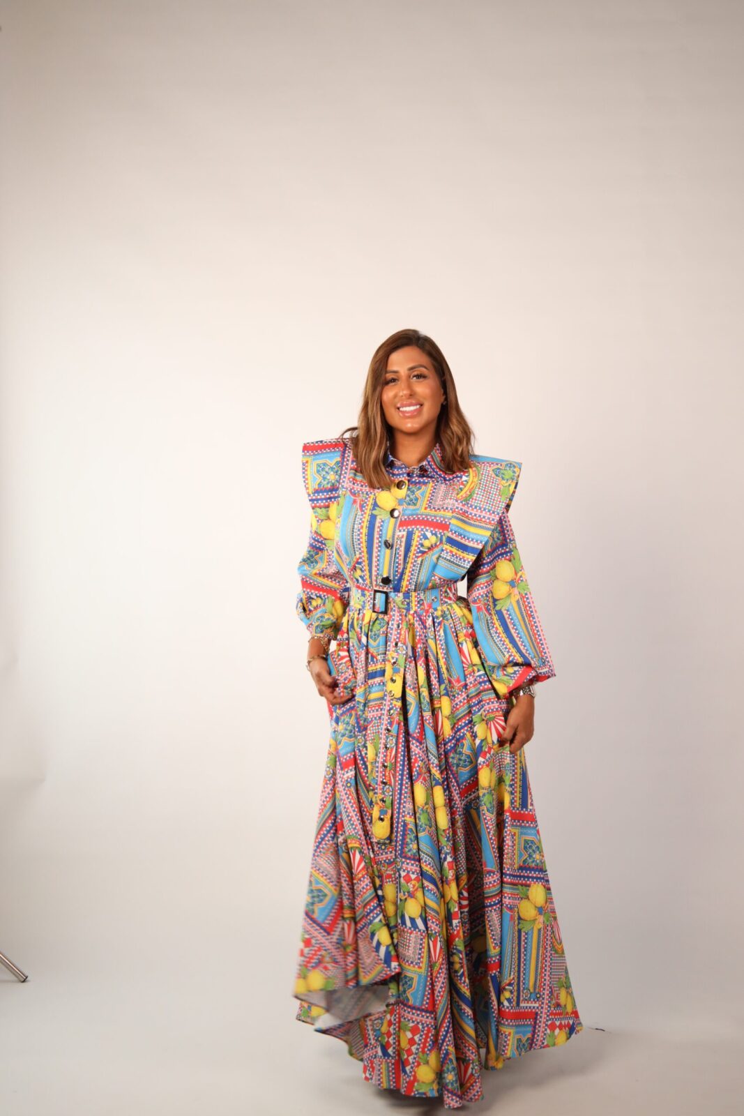Amalfi Mosaic Maxi Dress - Image 4