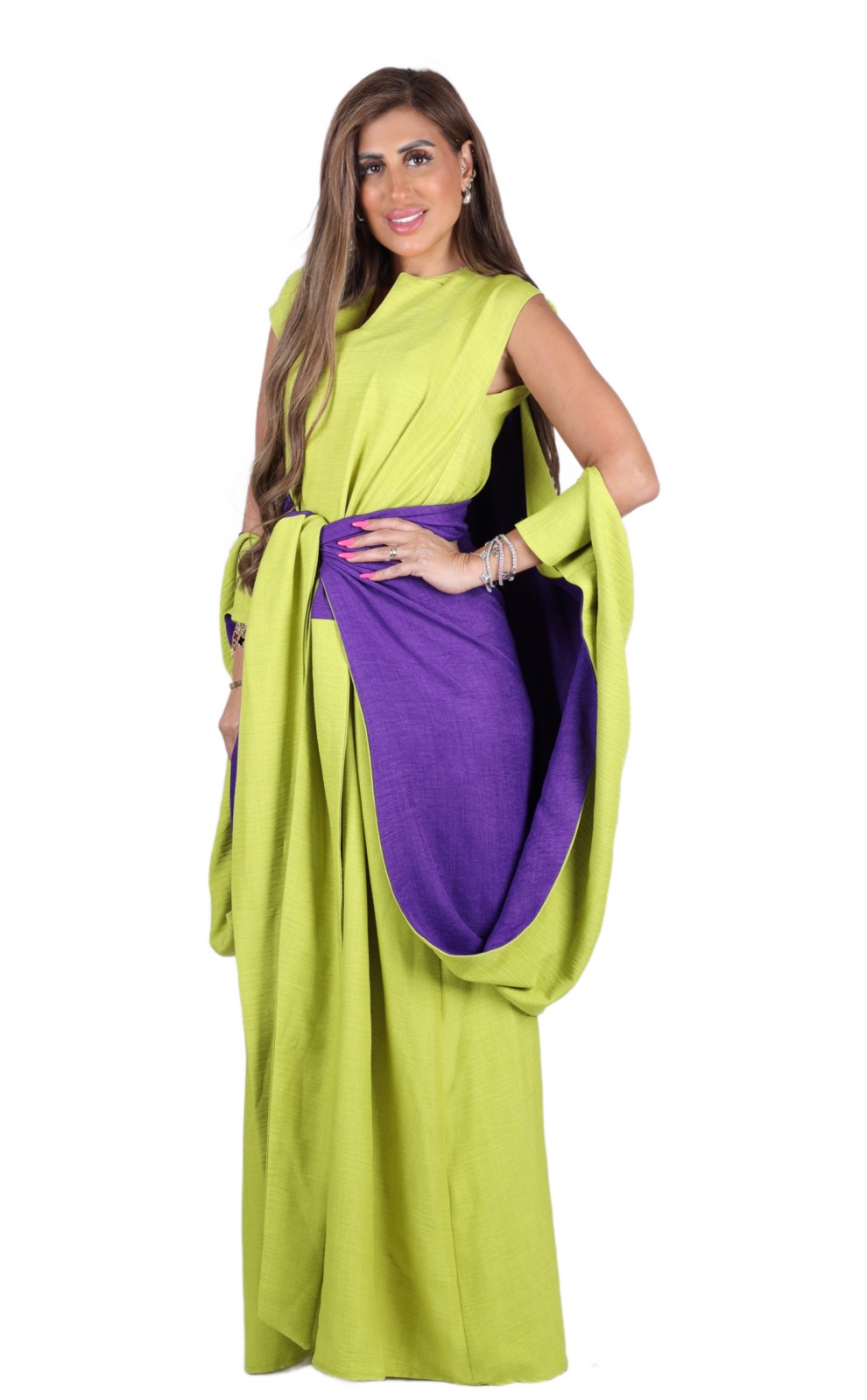Aura Drape Dress
