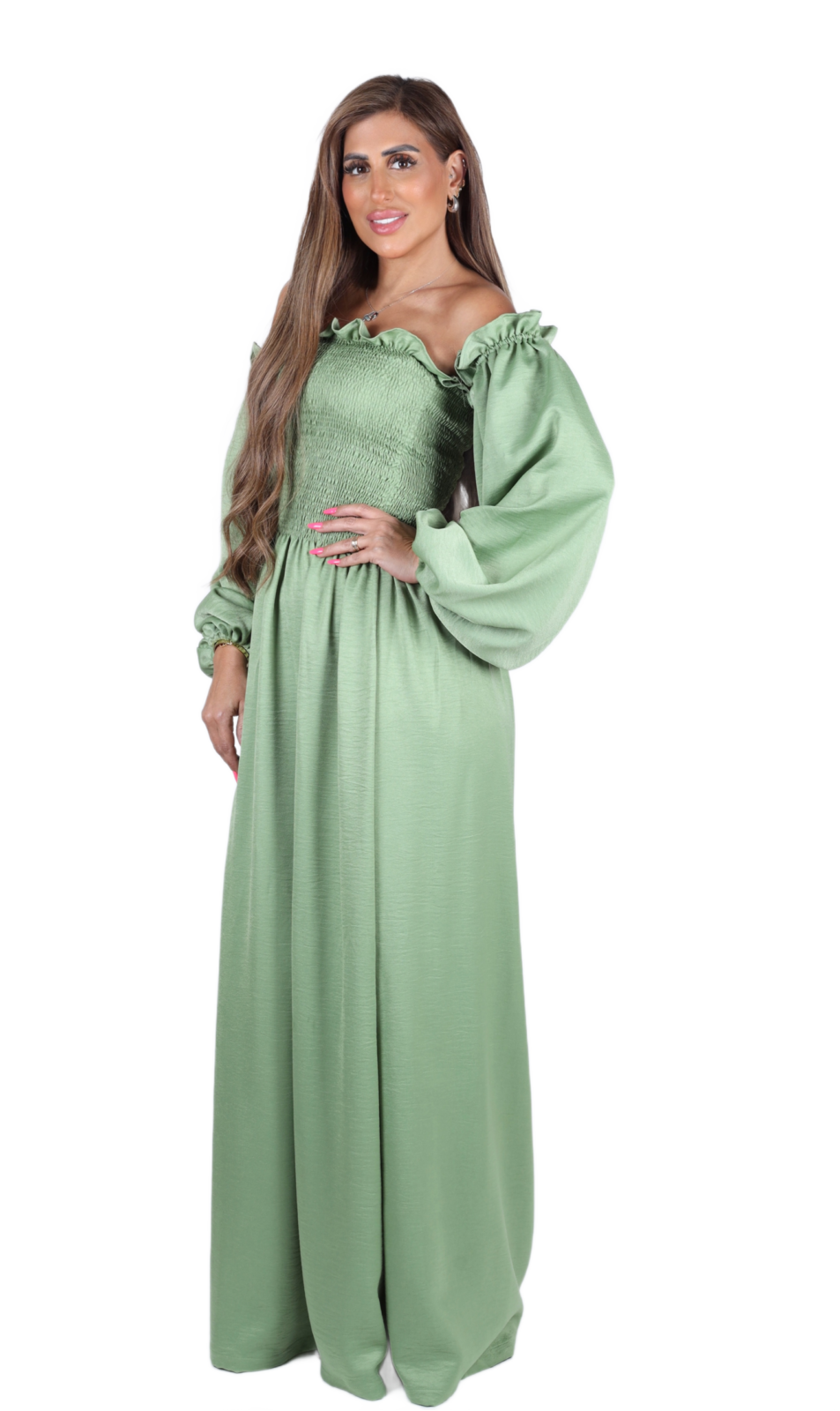 Sage Bloom Dress - Image 5