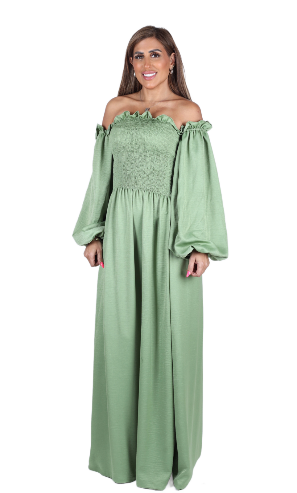 Sage Bloom Dress - Image 2
