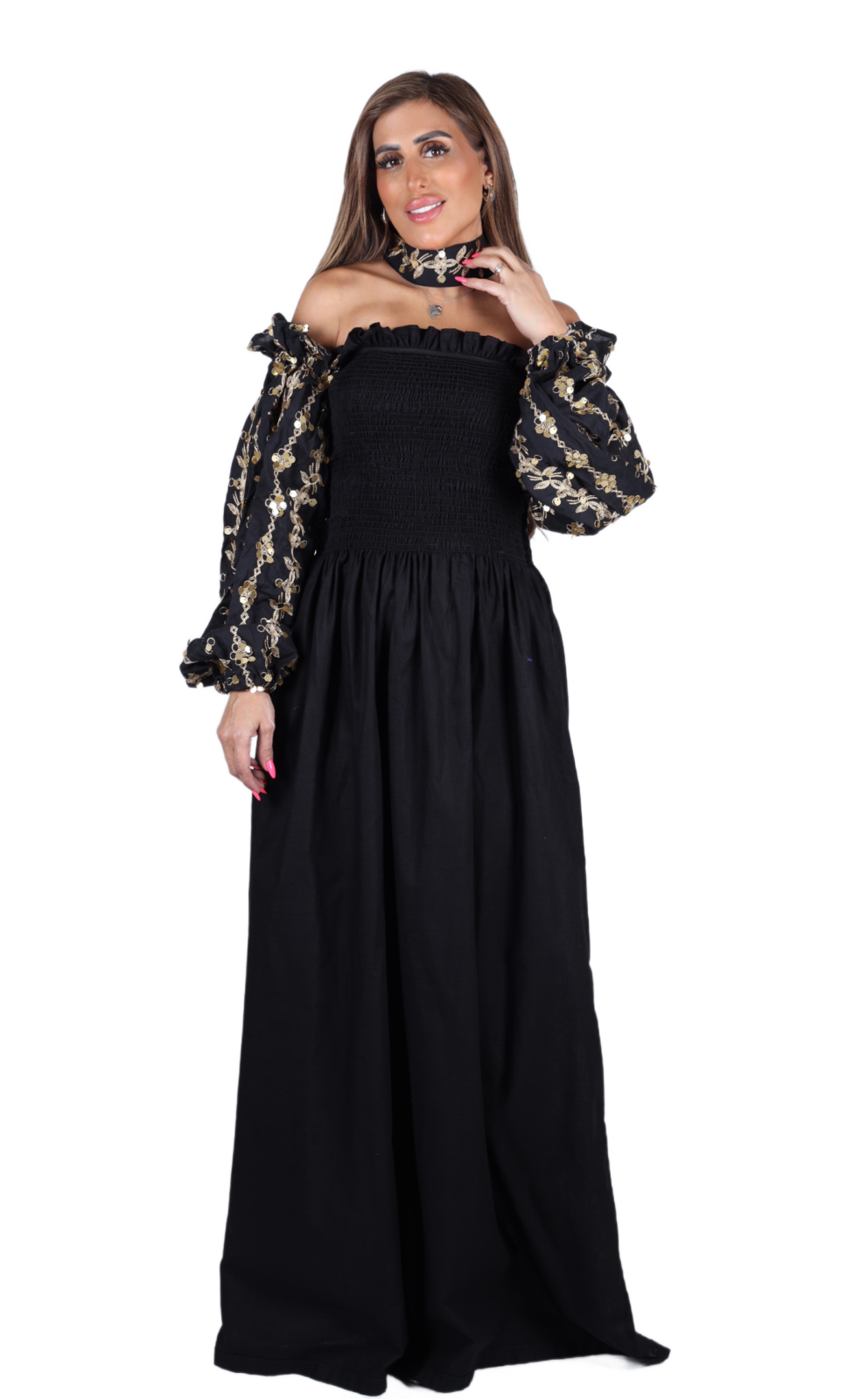 Midnight Embellished Dress - Image 2