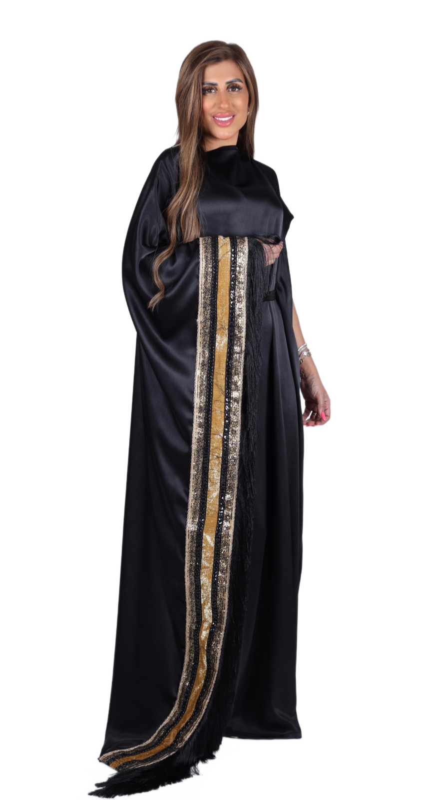 Noir Column Kaftan - Image 4