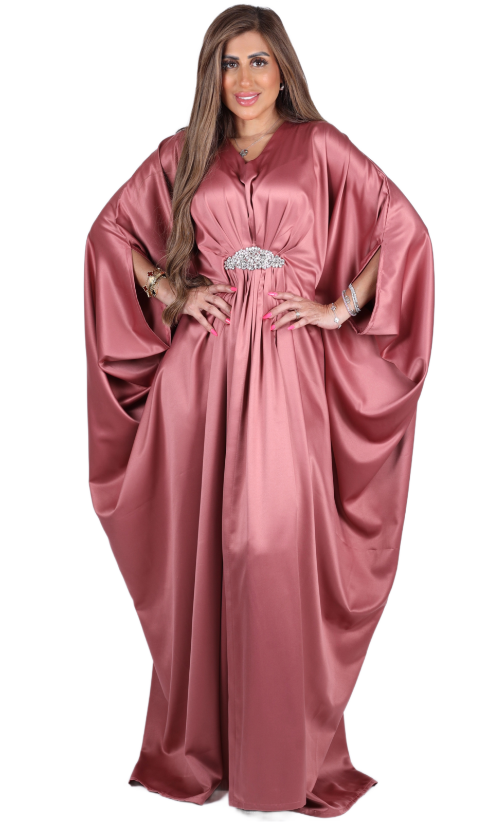 Rose Drape Kaftan - Image 2