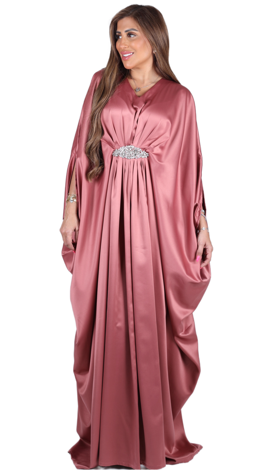 Rose Drape Kaftan - Image 3