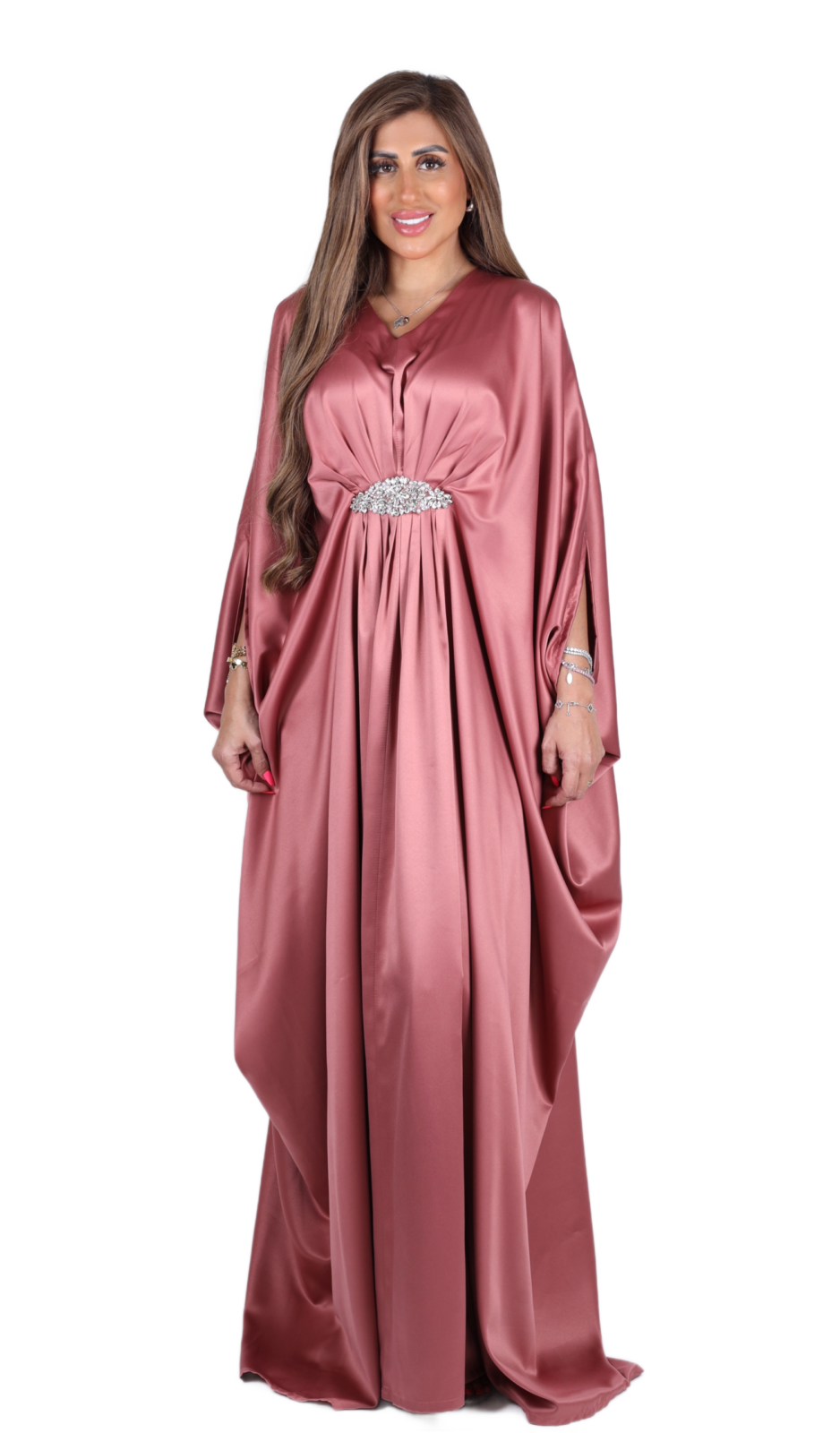 Rose Drape Kaftan - Image 4