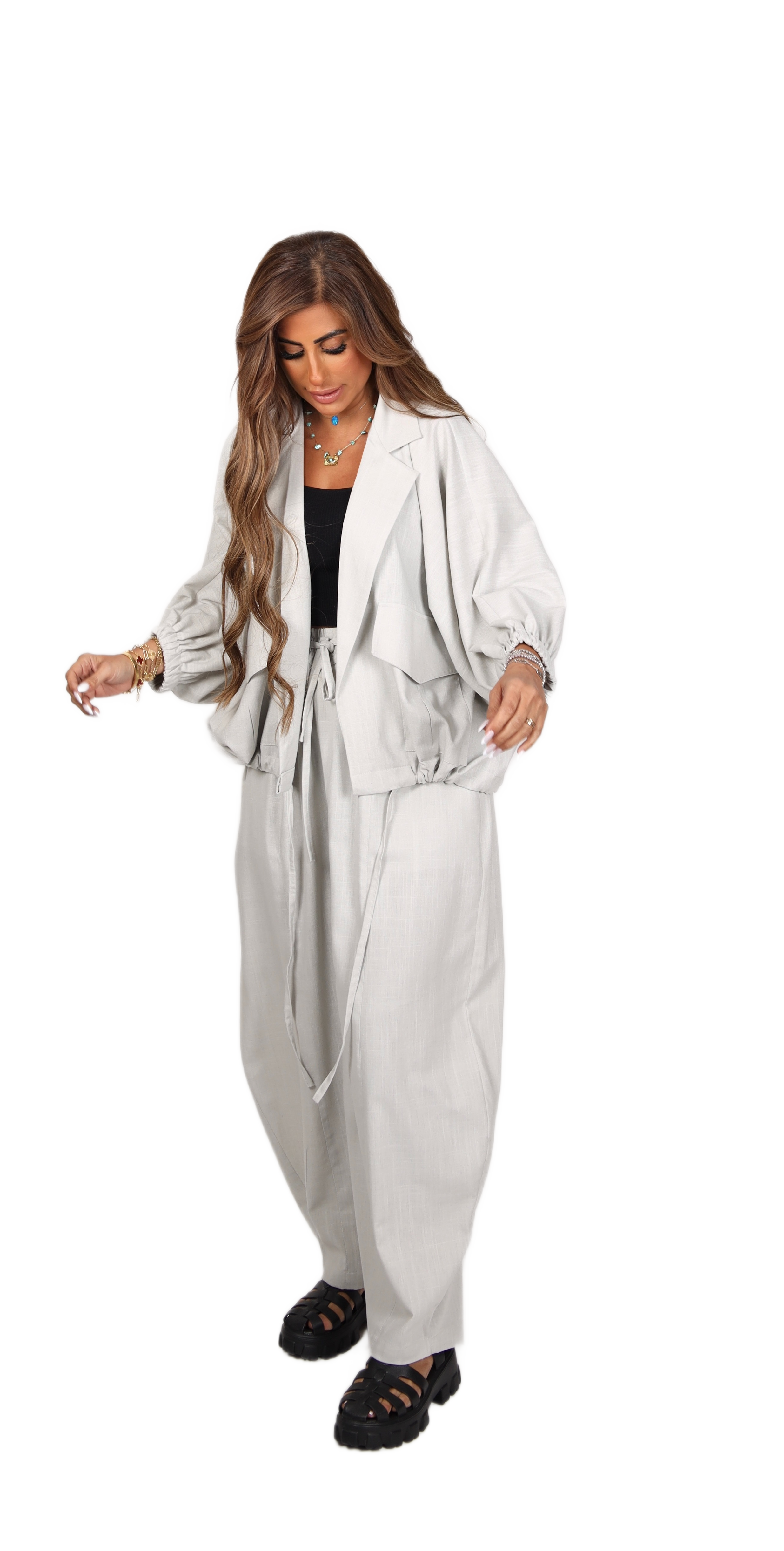 Silver Ease Linen Set - Image 6