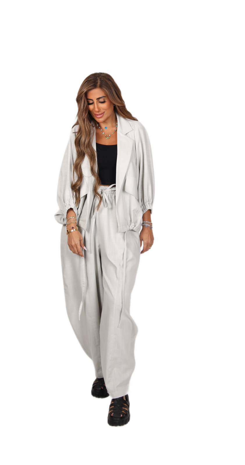 Silver Ease Linen Set - Image 2