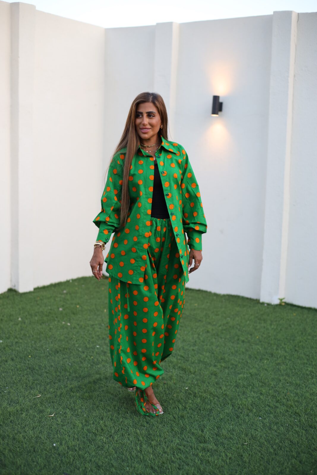 Emerald Dots Set