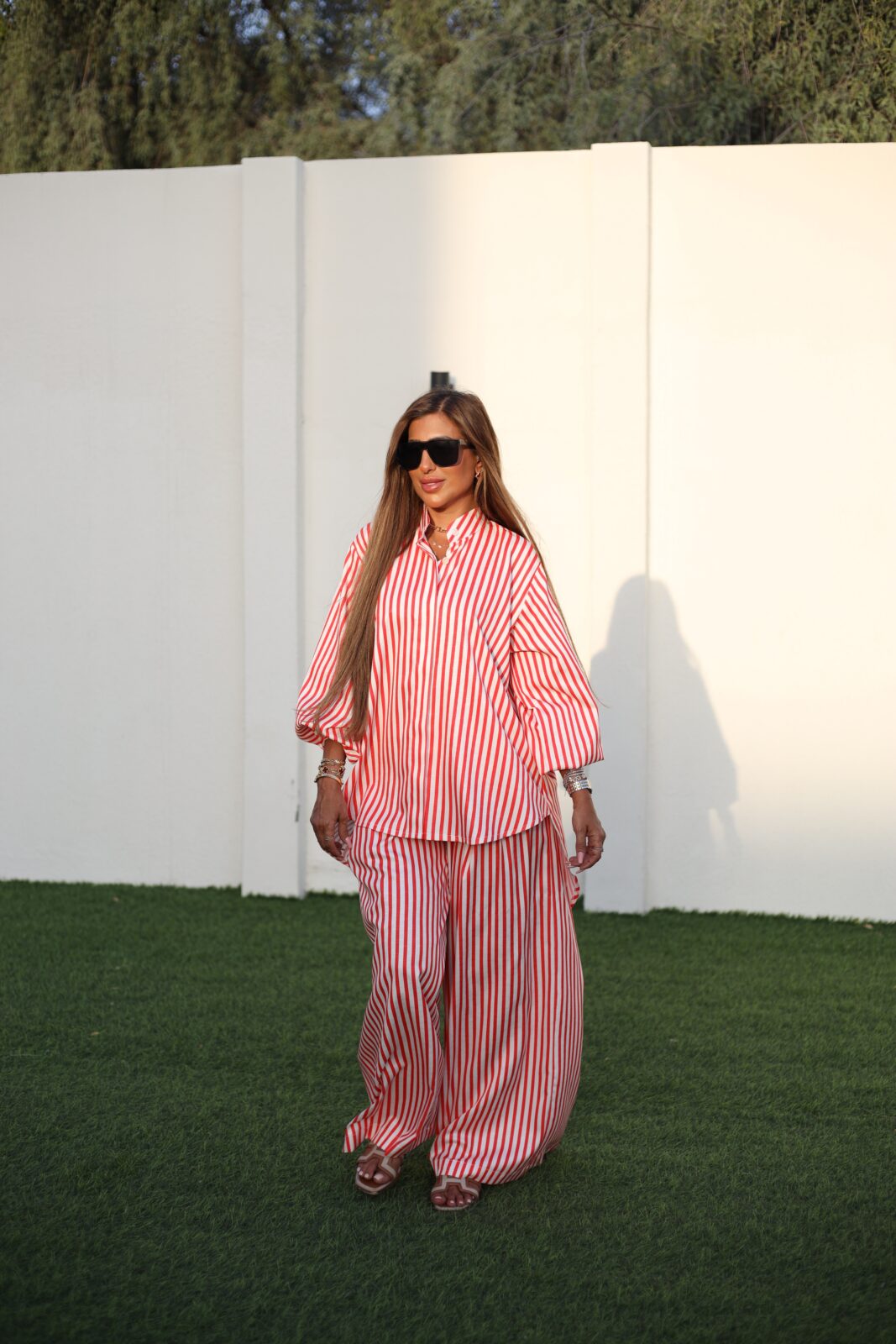 Blush Stripe Set