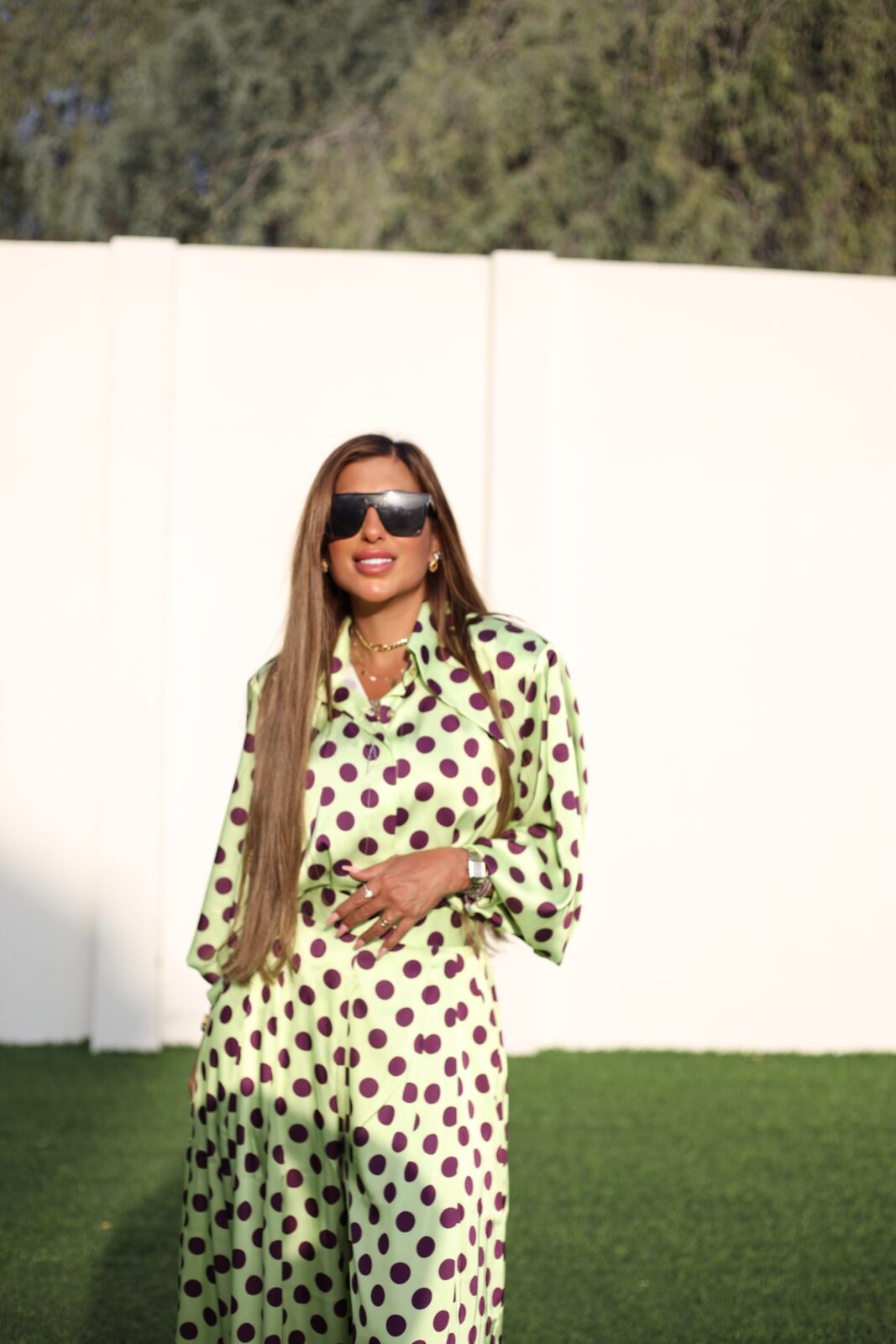 Olive Dots Set